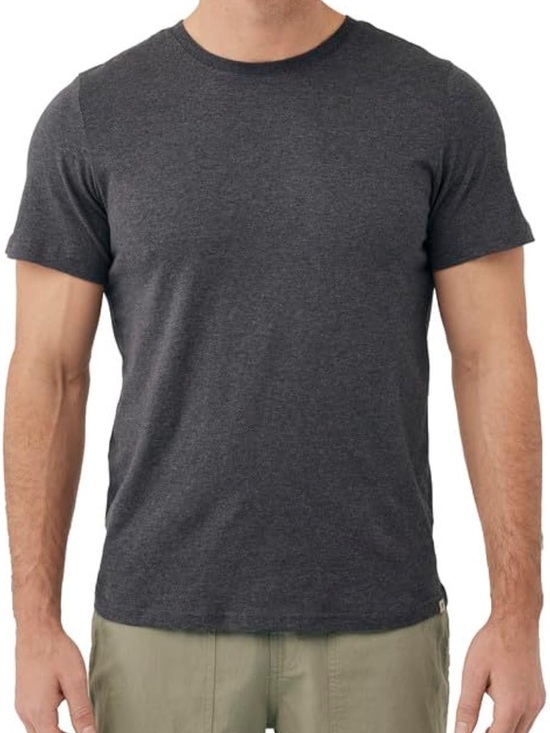 Pact Organic Other - Men's Pact Charcoal Crew Neck Organic Cotton T-Shirt